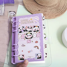 Load image into Gallery viewer, Panda Balloon Spiral Notebook
