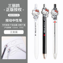 Load image into Gallery viewer, Hello Kitty 3D Charm Black Gel Pen
