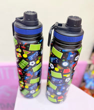 Load image into Gallery viewer, Football Cartoon Insulated Bottle
