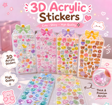 Load image into Gallery viewer, Bow 3D Acrylic Sticker
