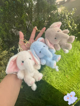 Load image into Gallery viewer, Elephant Plush Keychain
