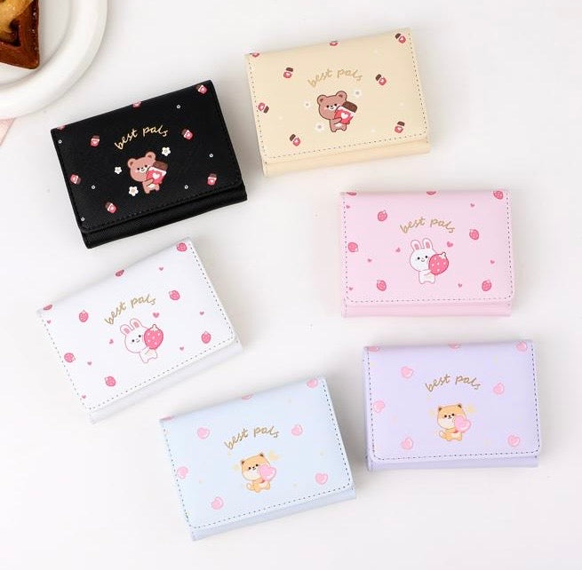 Pastel Animal Cash Wallet