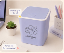 Load image into Gallery viewer, Fancy Push Open Desk Bin
