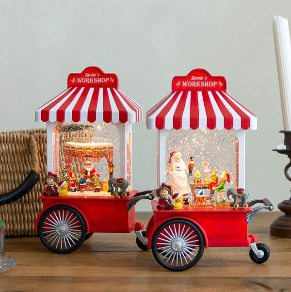 Xmas Santa Candy Cart