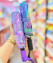 Load image into Gallery viewer, Holographic Automatic 3 Fold Umbrella
