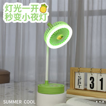 Load image into Gallery viewer, Fruit Rechargeable Touch 3 Speed Fan + Light

