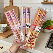 Load image into Gallery viewer, Sanrio Wooden Chopsticks
