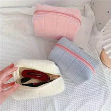 Load image into Gallery viewer, Pastel Plush Pencil Pouch
