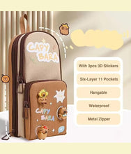 Load image into Gallery viewer, Capybara Backpack Pencil Pouch
