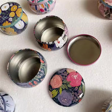 Load image into Gallery viewer, Floral Storage Tin Box
