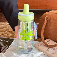 Load image into Gallery viewer, Lucky Star Holographic Charm Glass Bottle
