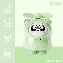 Load image into Gallery viewer, Panda Mini Pocket Fan
