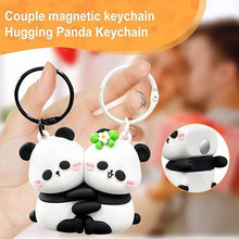 Load image into Gallery viewer, Couple Panda Magnetic Keychain (Set of 2)
