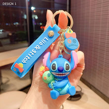 Load image into Gallery viewer, Stitch Silicone Keychain
