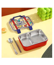 Load image into Gallery viewer, Back to School Insulated SS Dual Compartment Lunch Box

