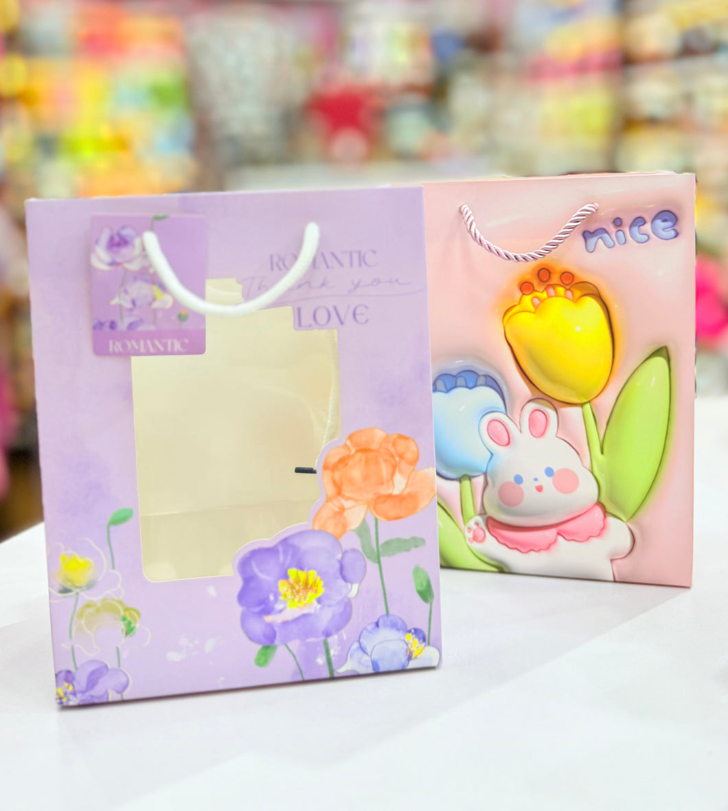 Flower Theme Gift Bag