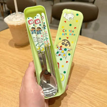 Load image into Gallery viewer, Shinchan Cutlery Set (4pcs)
