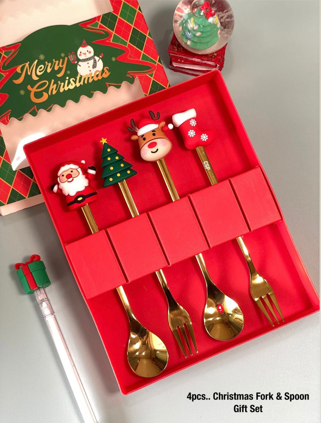 Merry Christmas Cutlery Set