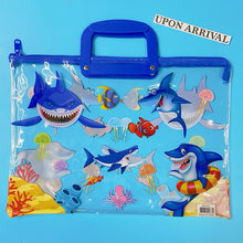 Load image into Gallery viewer, Shark Theme PVC Handle Folder
