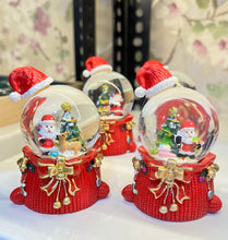 Load image into Gallery viewer, Santa Cap Mini Snow Globe
