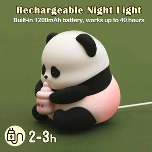 Baby Panda Silicone Night Lamp