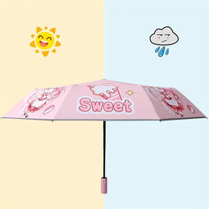 Unicorn Girl Automatic Umbrella