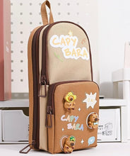 Load image into Gallery viewer, Capybara Backpack Pencil Pouch
