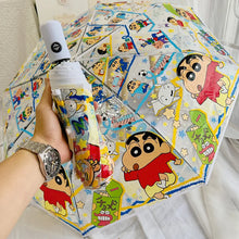 Load image into Gallery viewer, Shinchan Transparent Automatic Umbrella
