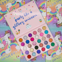 Load image into Gallery viewer, Unicorn Glitter Eyeshadow Palette
