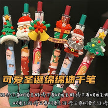 Load image into Gallery viewer, Xmas Theme Crystal Charm Pen
