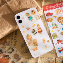 Load image into Gallery viewer, Retro Girl Sticker Sheet (4 Sheets)
