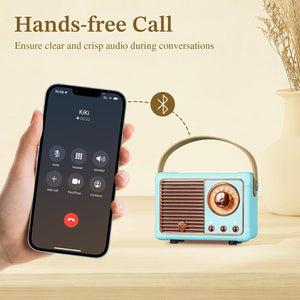 Retro Radio Bluetooth Speaker