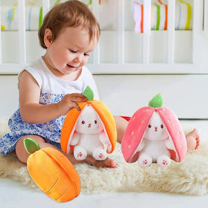 Reversible Bunny Plush Toy