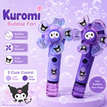Load image into Gallery viewer, Kuromi Bubble Fan (Battery Operated)
