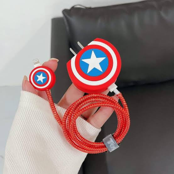 Captain America 3in1 Charger Cover