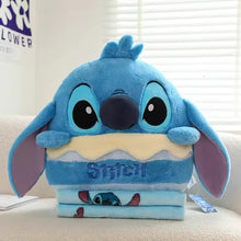 Load image into Gallery viewer, Stitch Plush Pillow with Micro Fiber Blanket
