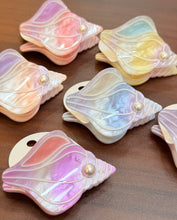Load image into Gallery viewer, Pearl Sea Shell Claw Clip
