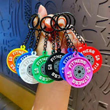 Load image into Gallery viewer, Weight Plate Keychain
