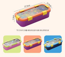 Load image into Gallery viewer, Cartoon Rectangle SS Lunch Box

