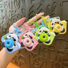 Load image into Gallery viewer, Panda Projection Keychain
