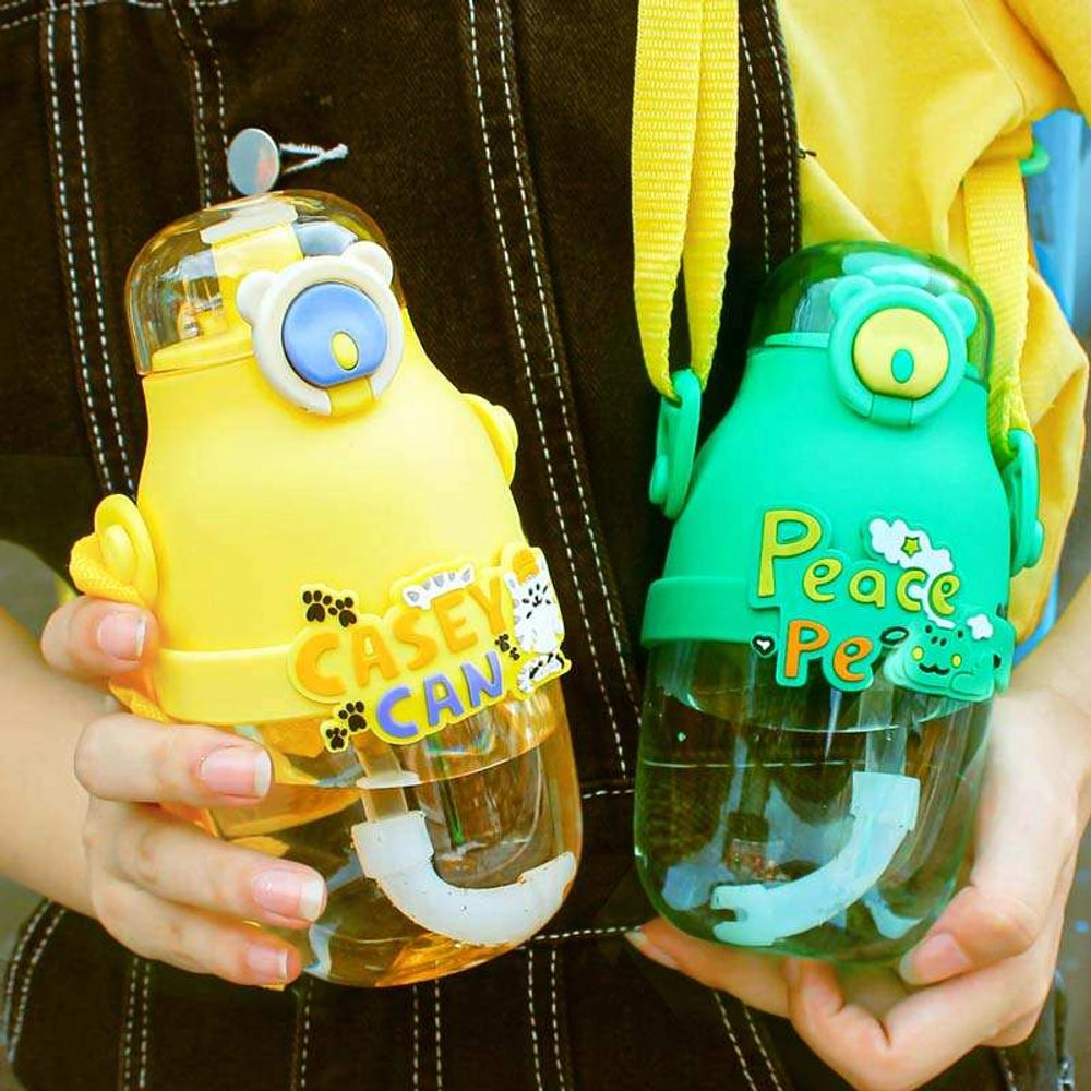 Crazy Peace Kids Water Bottle
