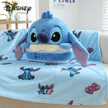 Load image into Gallery viewer, Stitch Plush Pillow with Micro Fiber Blanket
