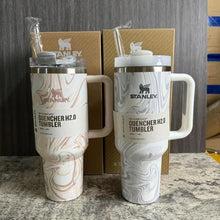 Load image into Gallery viewer, Marble Stanley Tumbler
