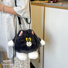 Load image into Gallery viewer, Tom And Jerry Plush Bag
