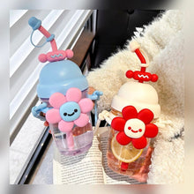 Load image into Gallery viewer, PVC Flower Sipper Bottles
