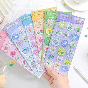 Kawaii Stamp Stickers