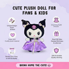Load image into Gallery viewer, Kuromi Plushie 35cms
