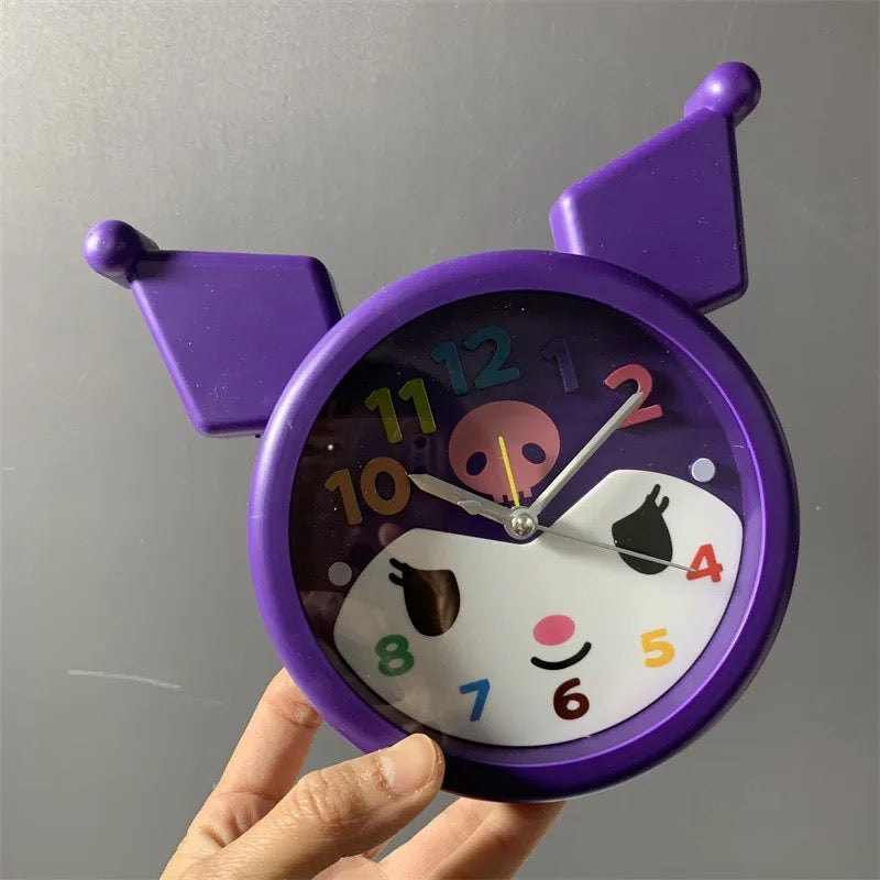 Kuromi Table Clock