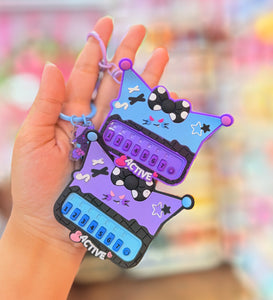 Kuromi Piano Keychain