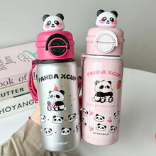 Load image into Gallery viewer, Panda Dual Mouth Insulated Bottle

